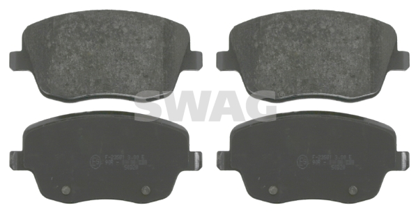 set placute frana,frana disc 30 91 6484 SWAG